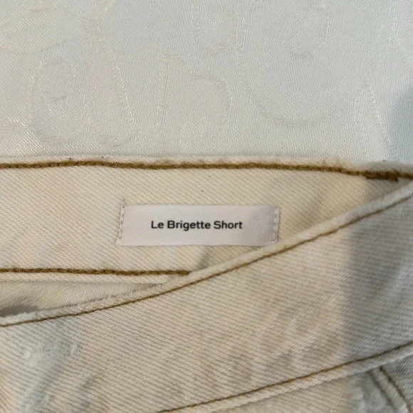 Frame Le Brigette High Waist Raw Hem Denim Shorts - Picture 12 of 16